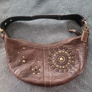 Coach Brown Leather Shoulder Bag